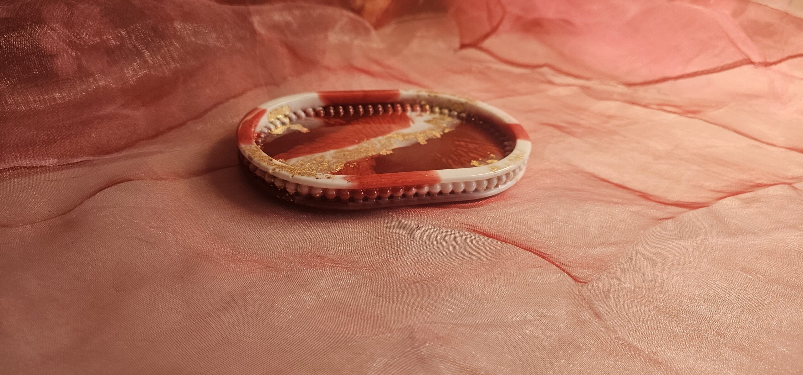 Vielseitige Epoxidharz Ablage | Handgemachtes Unikat | Rutschfest & Edel – Bild 2