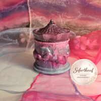 Karussell Schmuckkästchen Epoxidharz handgemacht Schmuckdose Dekokästchen Unikat Traumharz